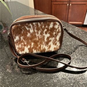 Crossbody calfskin purse